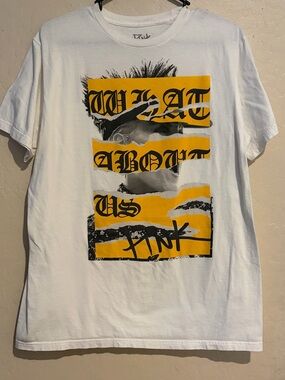 P!NK Beautiful Trauma World Tour 2019 Concert Band Tee, Size Large